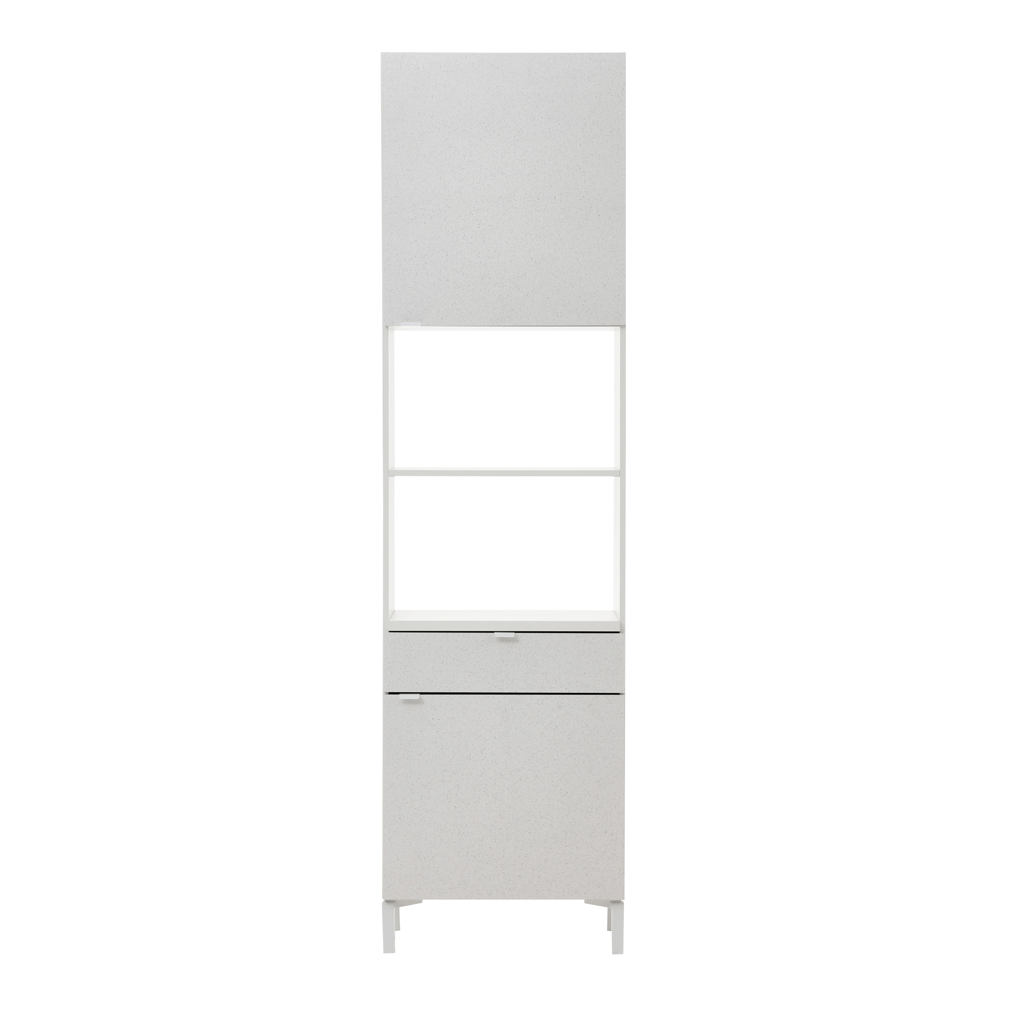 PANELEIRO 2 PORTAS/1 GAVETA 60 CM X 2,21 M SLEEK