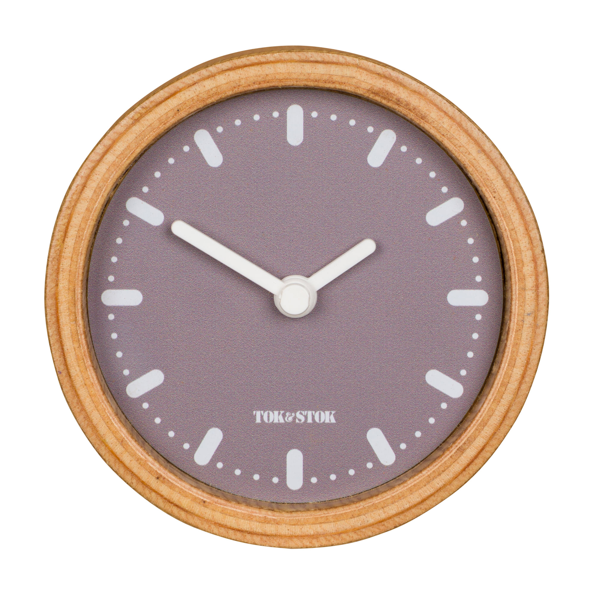 CARVALHO/RUBY MOCHA - RELÓGIO DE MESA 12 CM METRÓPOLE
