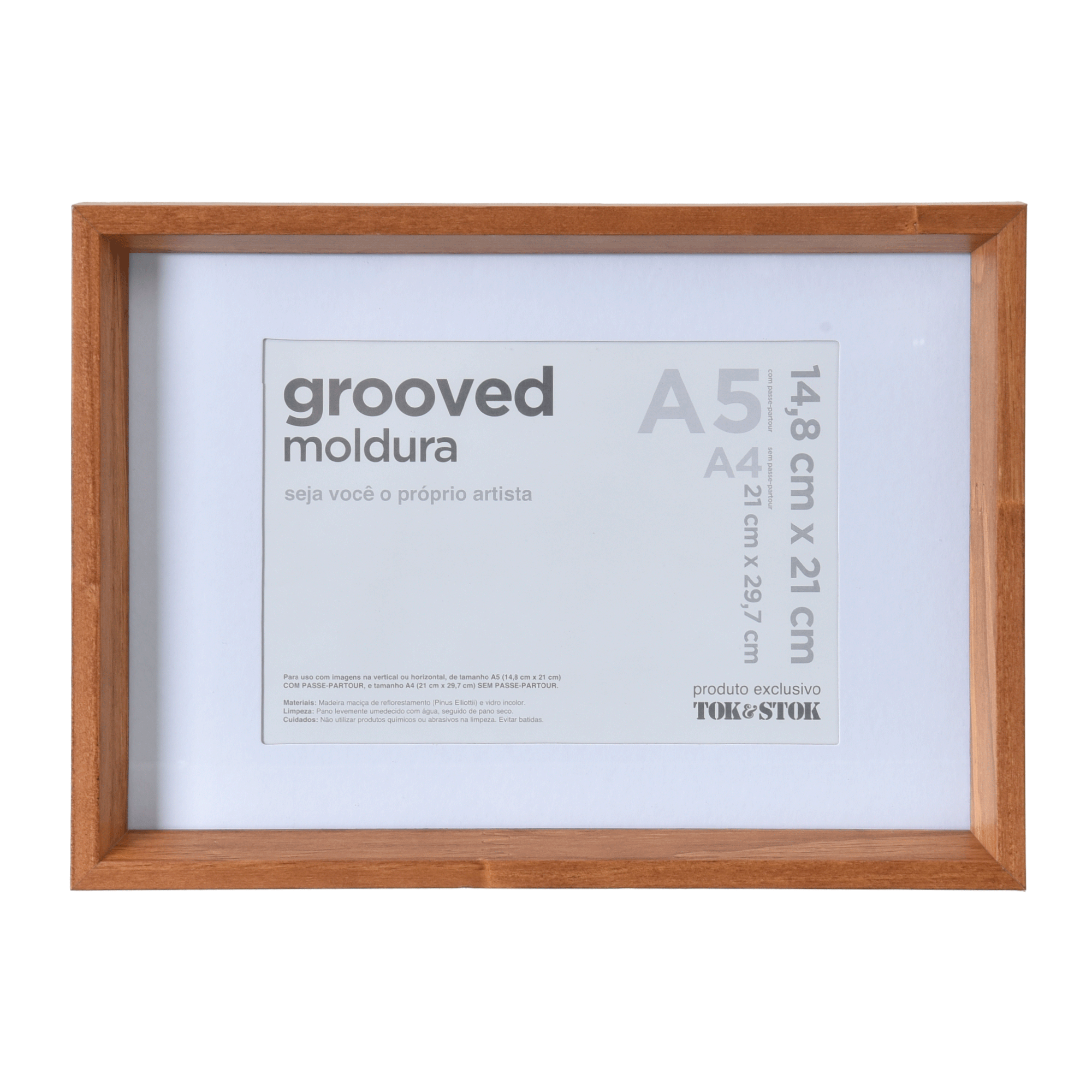MOLDURA A5 14 CM X 21 CM GROOVED
