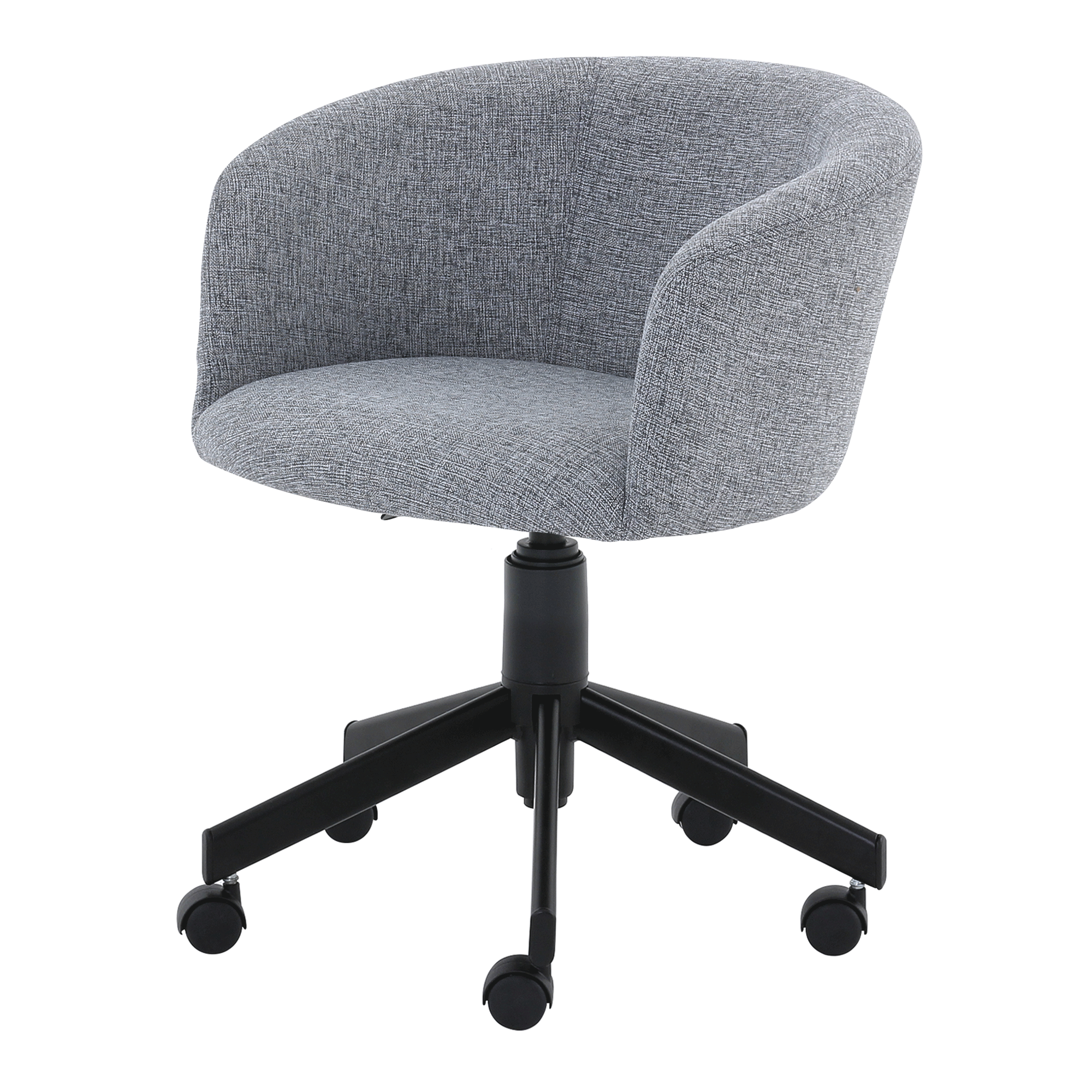PRETO/CINZA - CADEIRA HOME OFFICE RALF