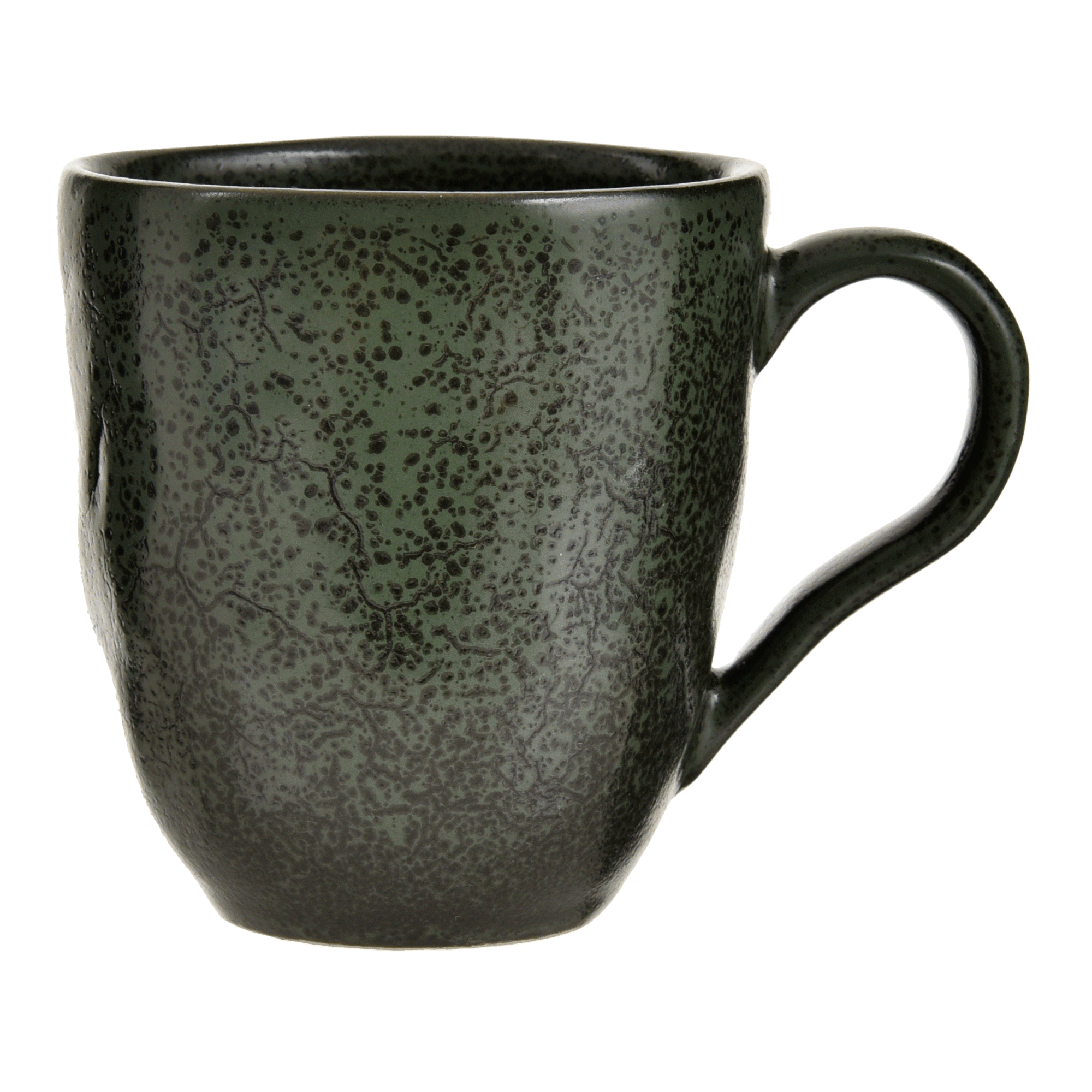VERDE ESCURO/PRETO - CANECA 270 ML GEO ORGÂNICO