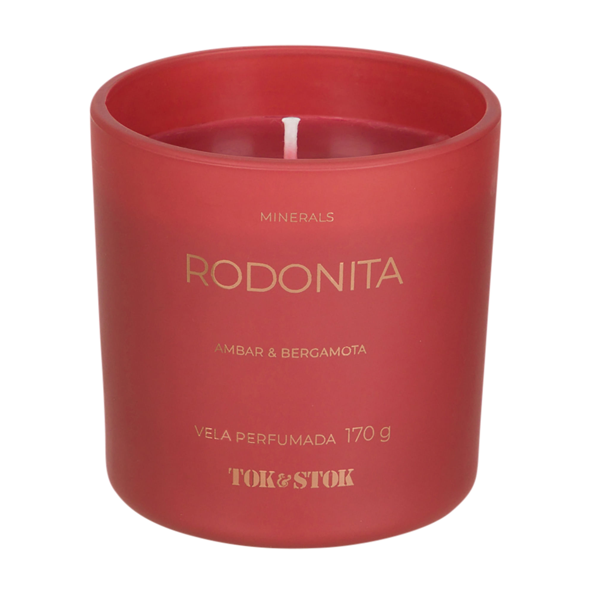 VELA PERFUMADA POTE ÂMBAR E BERGAMOTA MINERALS