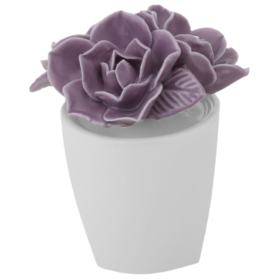 ADORNO MESA FLOR 8 CM GRAZZIA