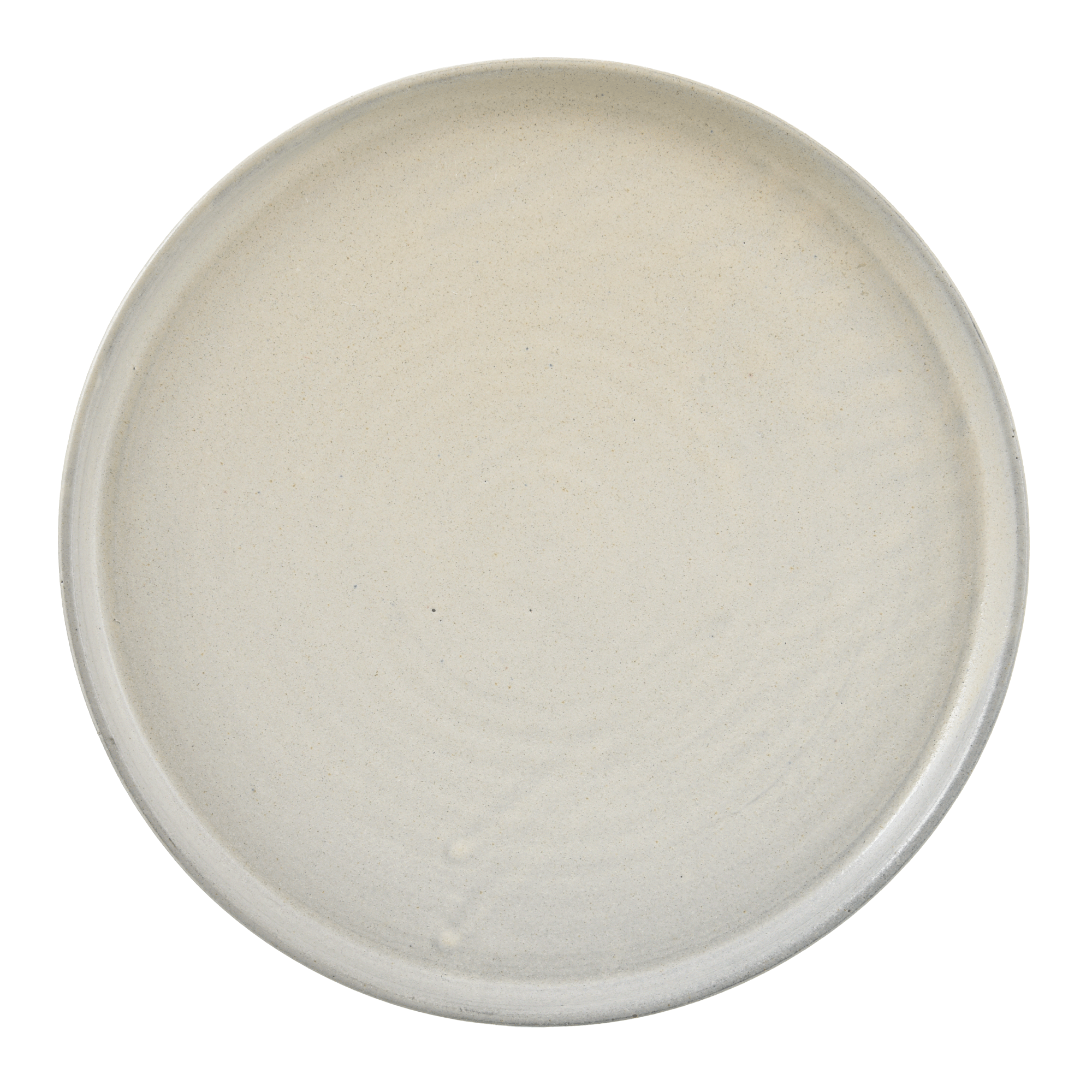 BRANCO/ARGILA - PRATO PARA BOLO 34 CM PALEO