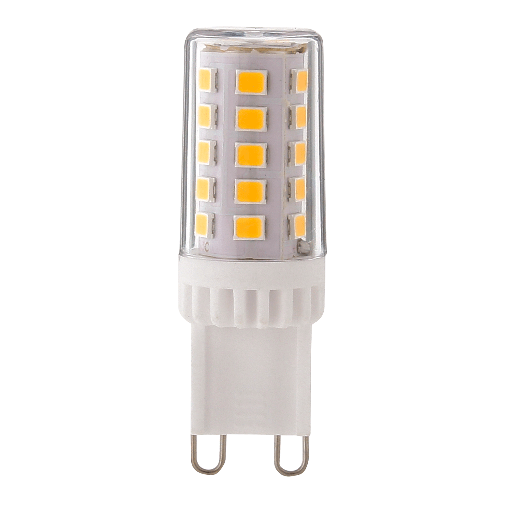 LÂMPADA LED G9 127/220V LUZ AMARELA TASCHIBRA