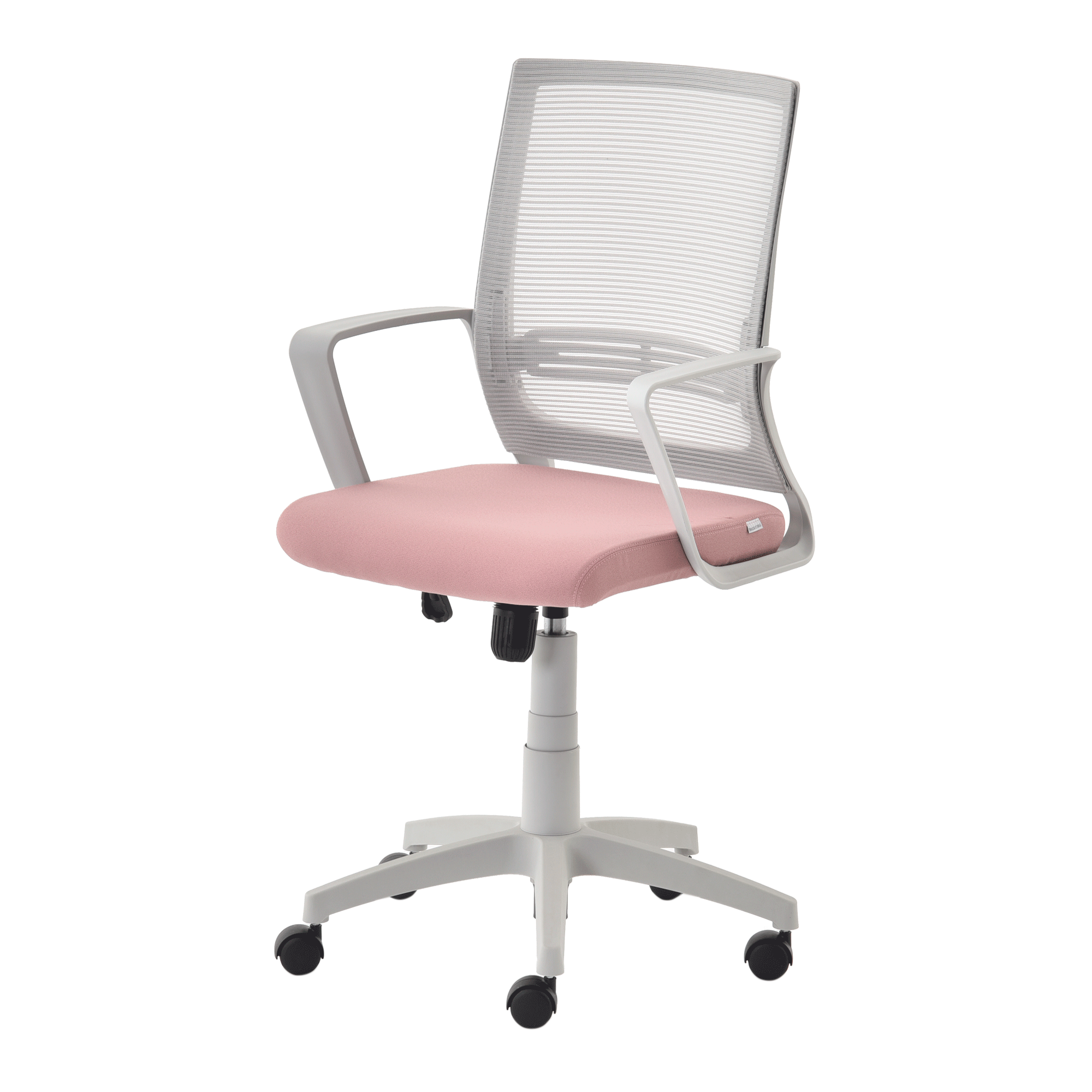 CINZA CLARO/QUARTZO ROSA - CADEIRA DE ESCRITÓRIO FRESH