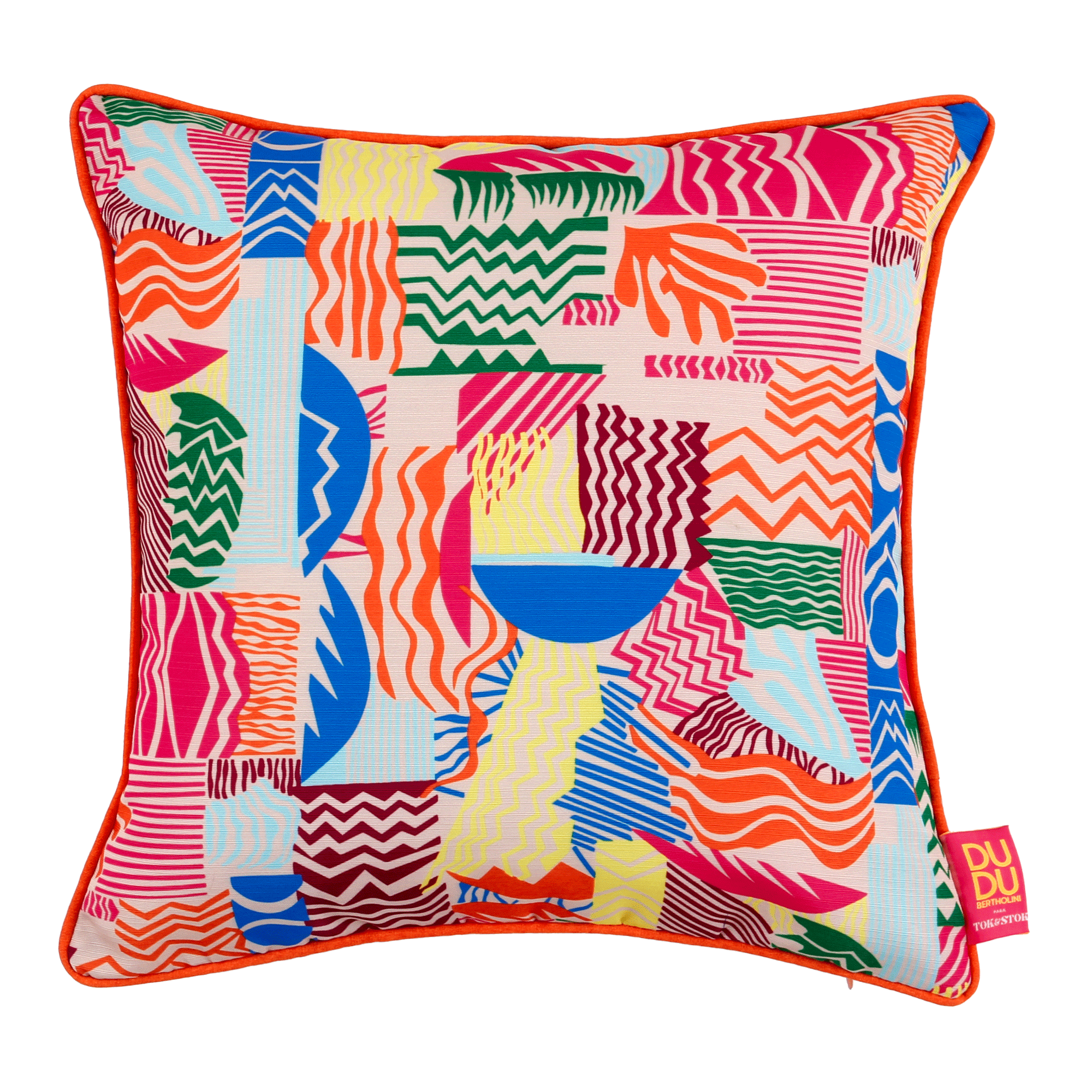 ALMOFADA 43 CM X 43 CM VIBRA VERÃO MEMPHIS CLARA