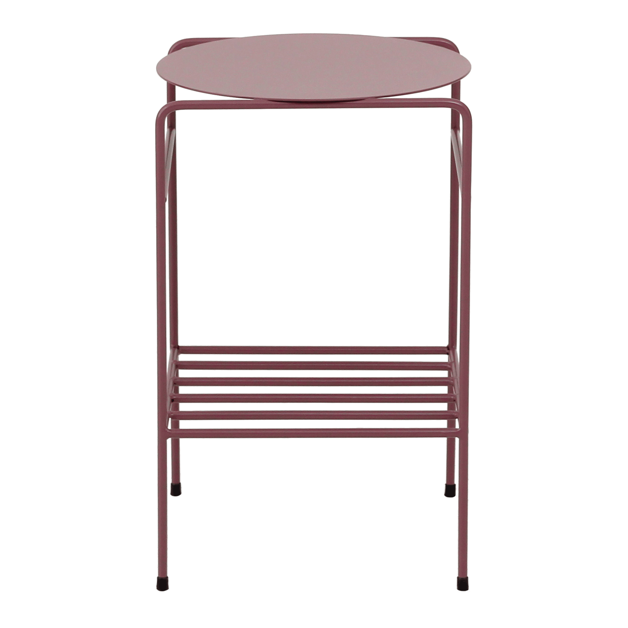 MESA LATERAL C/PRATELEIRA 33 CM X 33 CM NOLA
