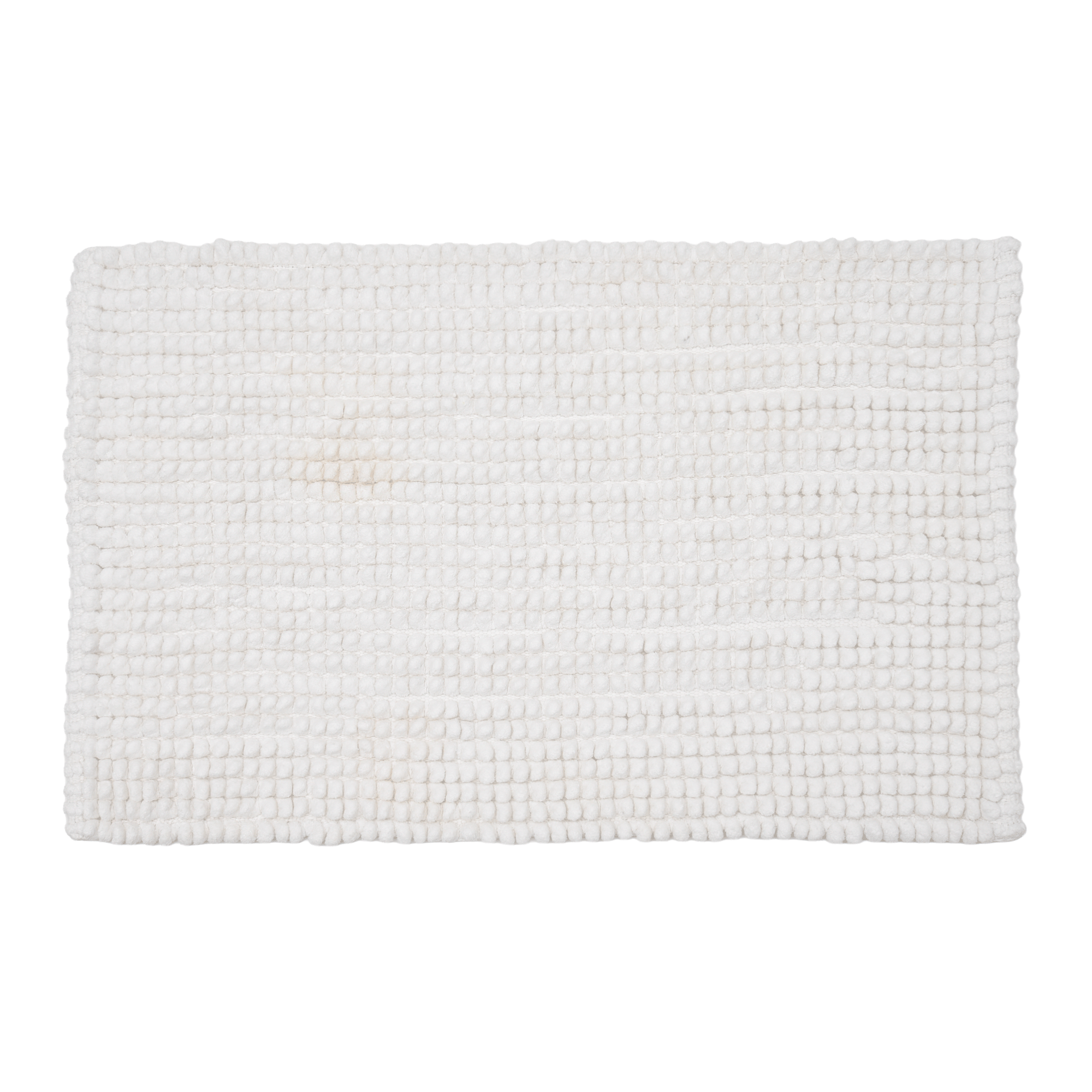 BRANCO - TAPETE 90 CM X 60 CM BUBBLY