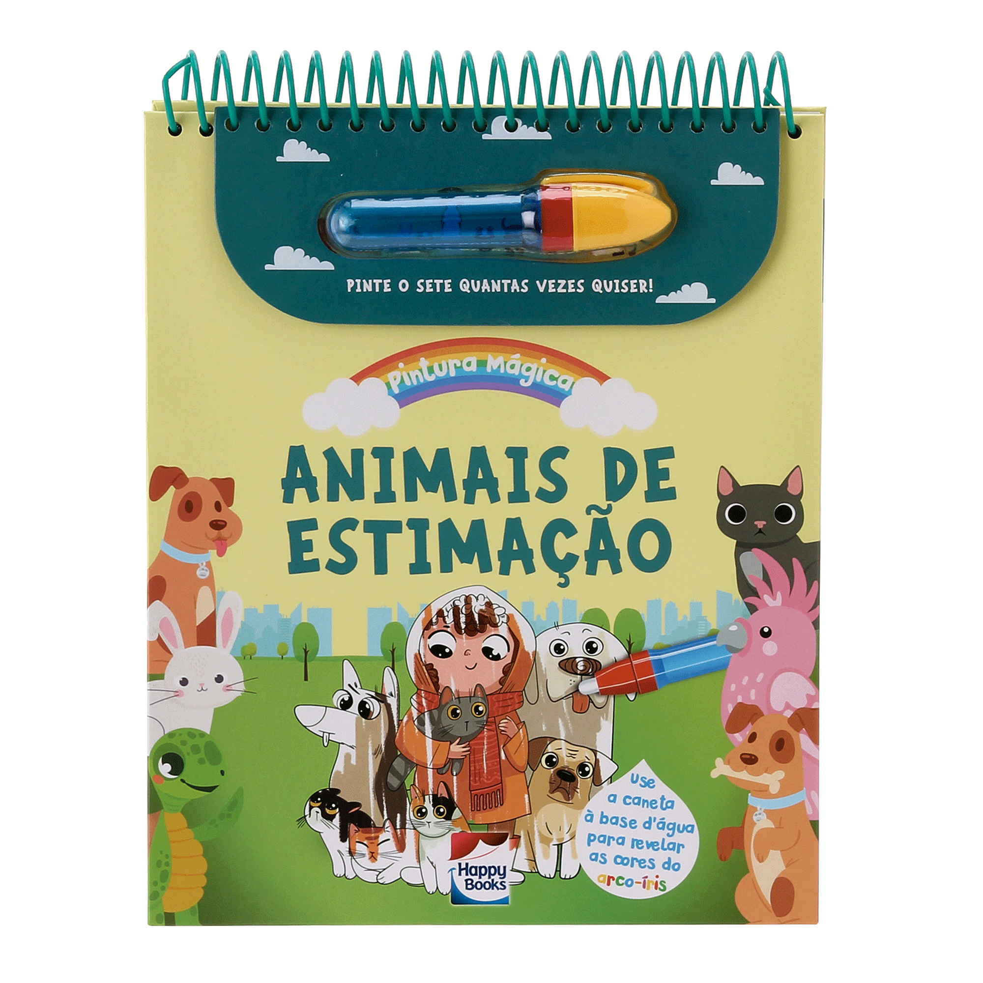 PINTURA MÁGICA: ANIMAIS DE ESTIMAÇÃO LIVRO INFANTIL