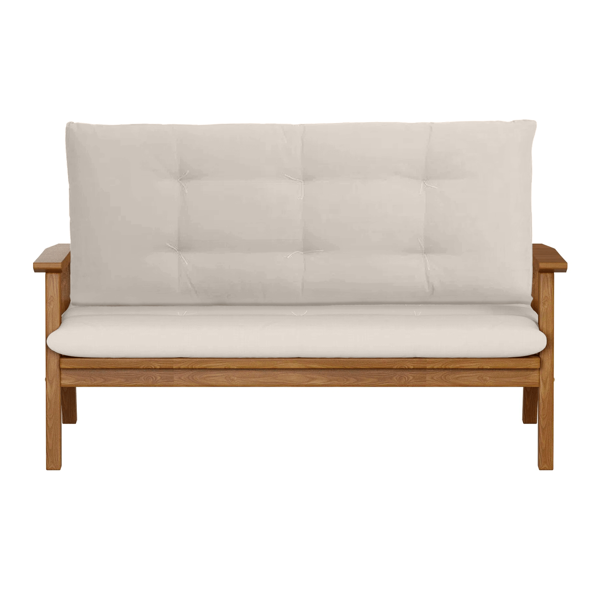 SOFÁ 2 LUG. RECLI. C/ ALMOFADA CARAÍVA BARU/CAMELO | Tok&Stok