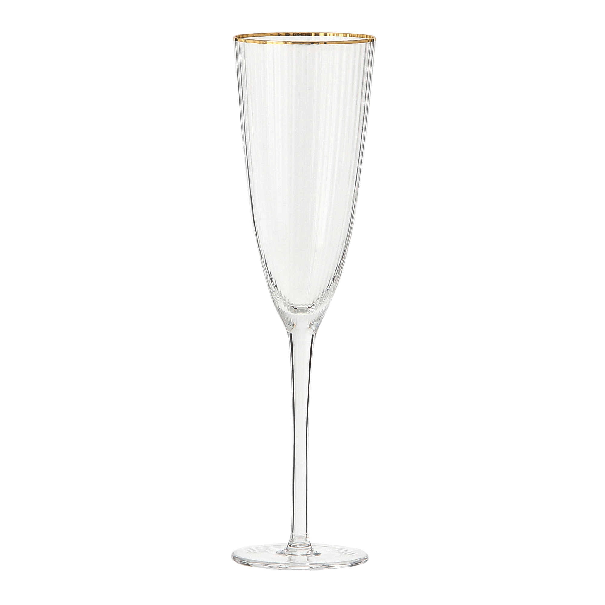 TAÇA CHAMPANHE 300 ML RUTILO DOURADO
