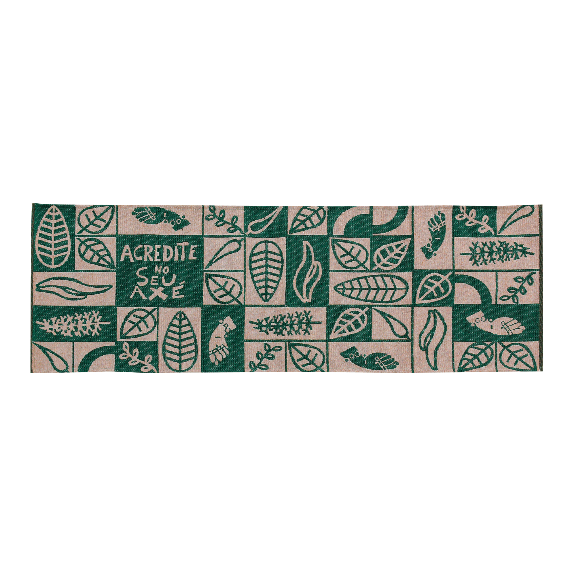 TAPETE 42 CM X 1,30 M SETE ERVAS AXÉ