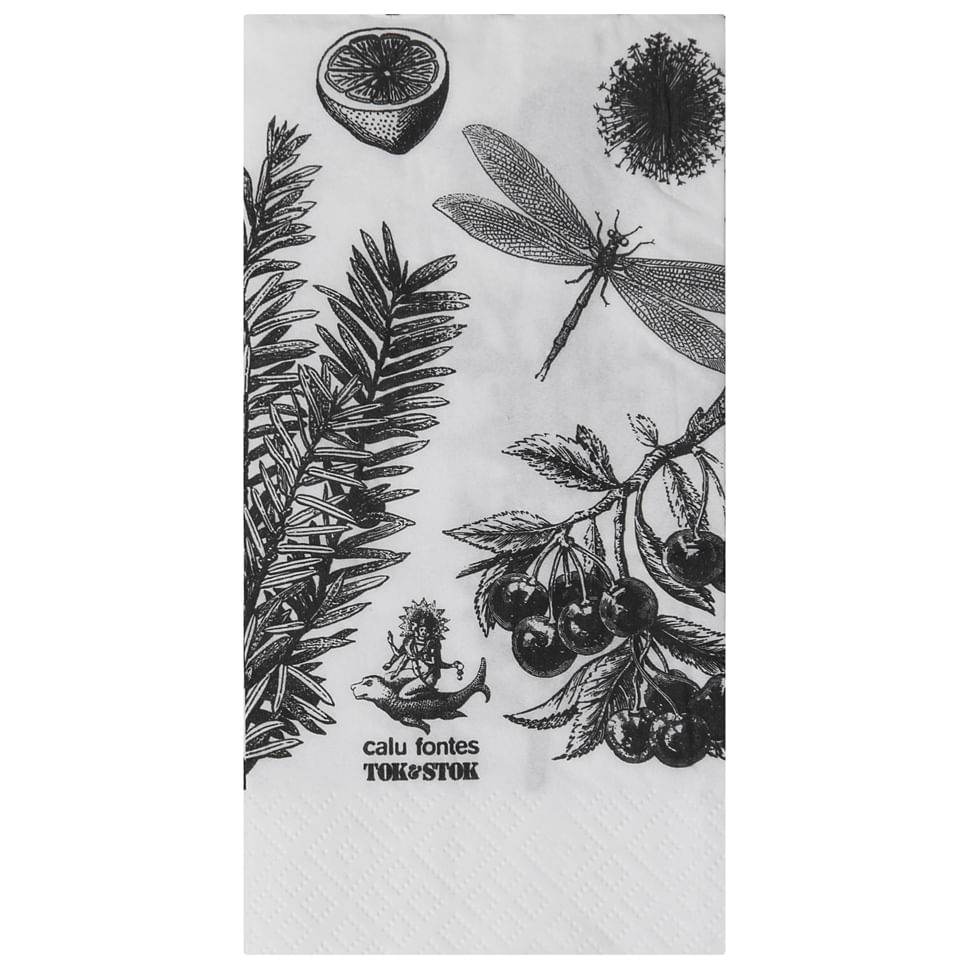 GUARDANAPO 39 CM X 39 CM PACOTE COM 20 PEÇAS NATUREZA