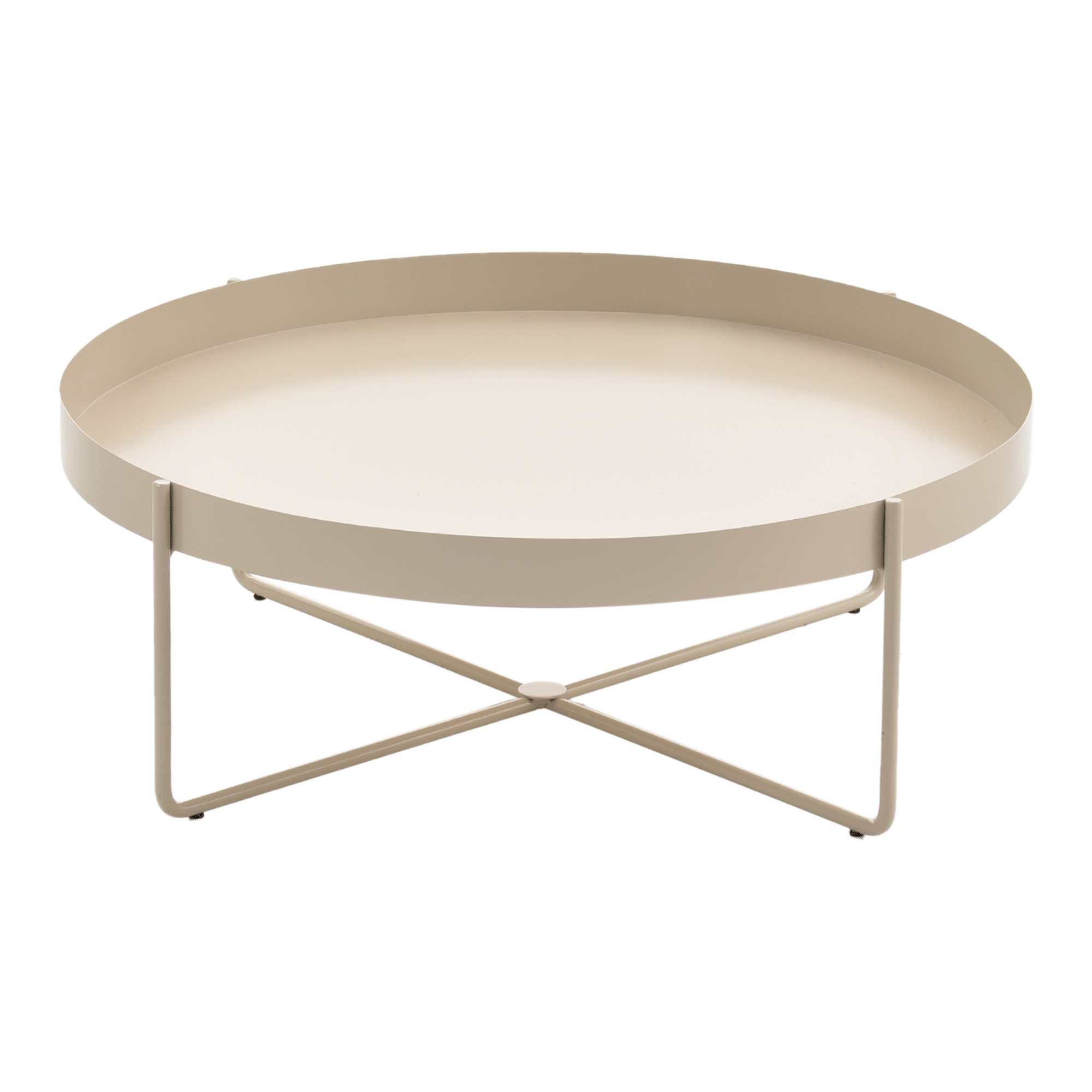 MESA DE CENTRO REDONDA 70 CM PIRIZ