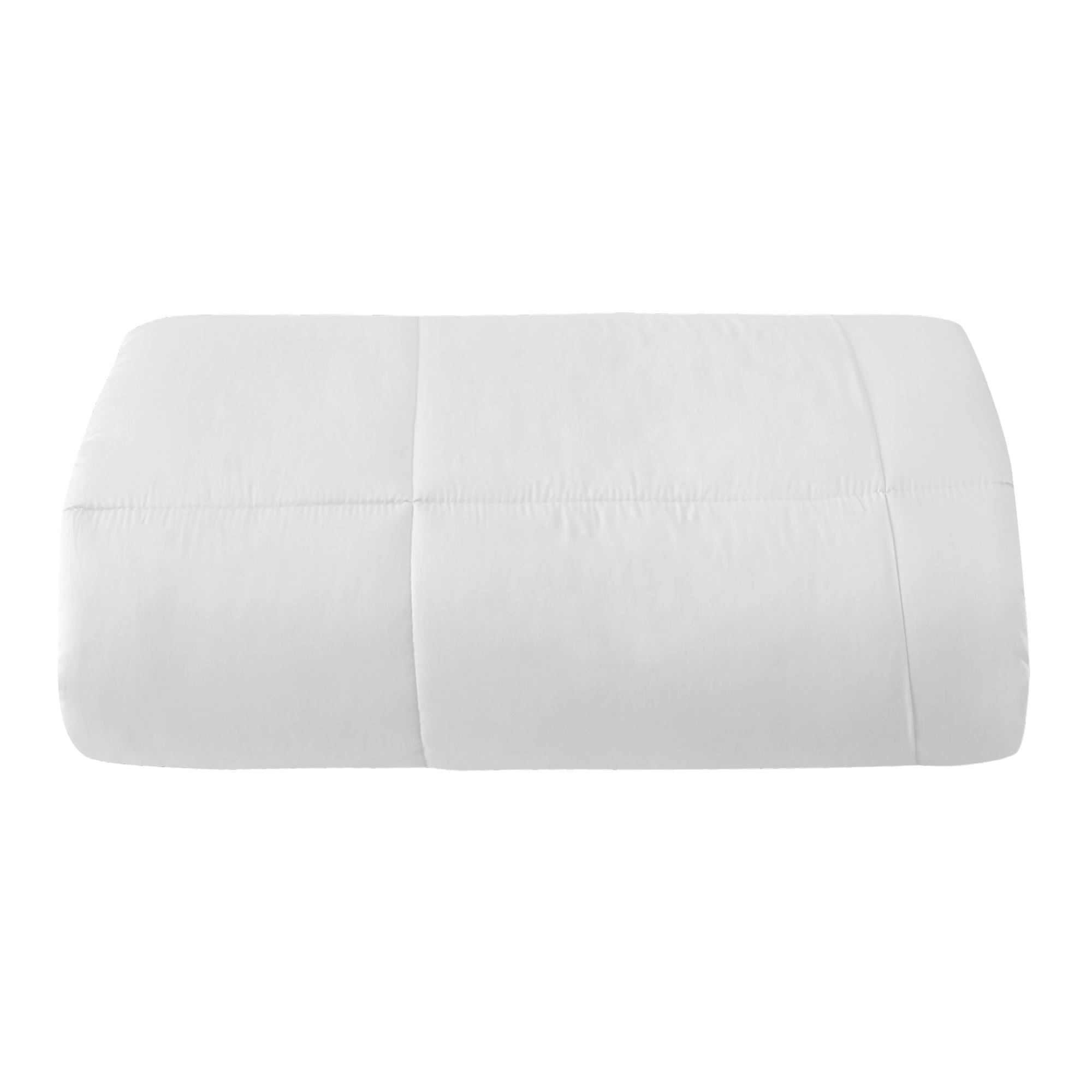 BRANCO - EDREDOM CASAL/QUEEN 2,40 M X 2,50 M HIGH-SATIN