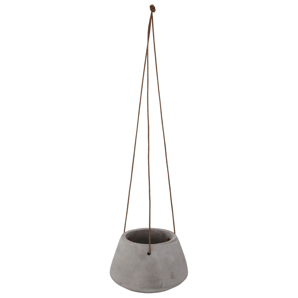 CACHEPÔ SUSPENSO 14 CM BETON SMALL