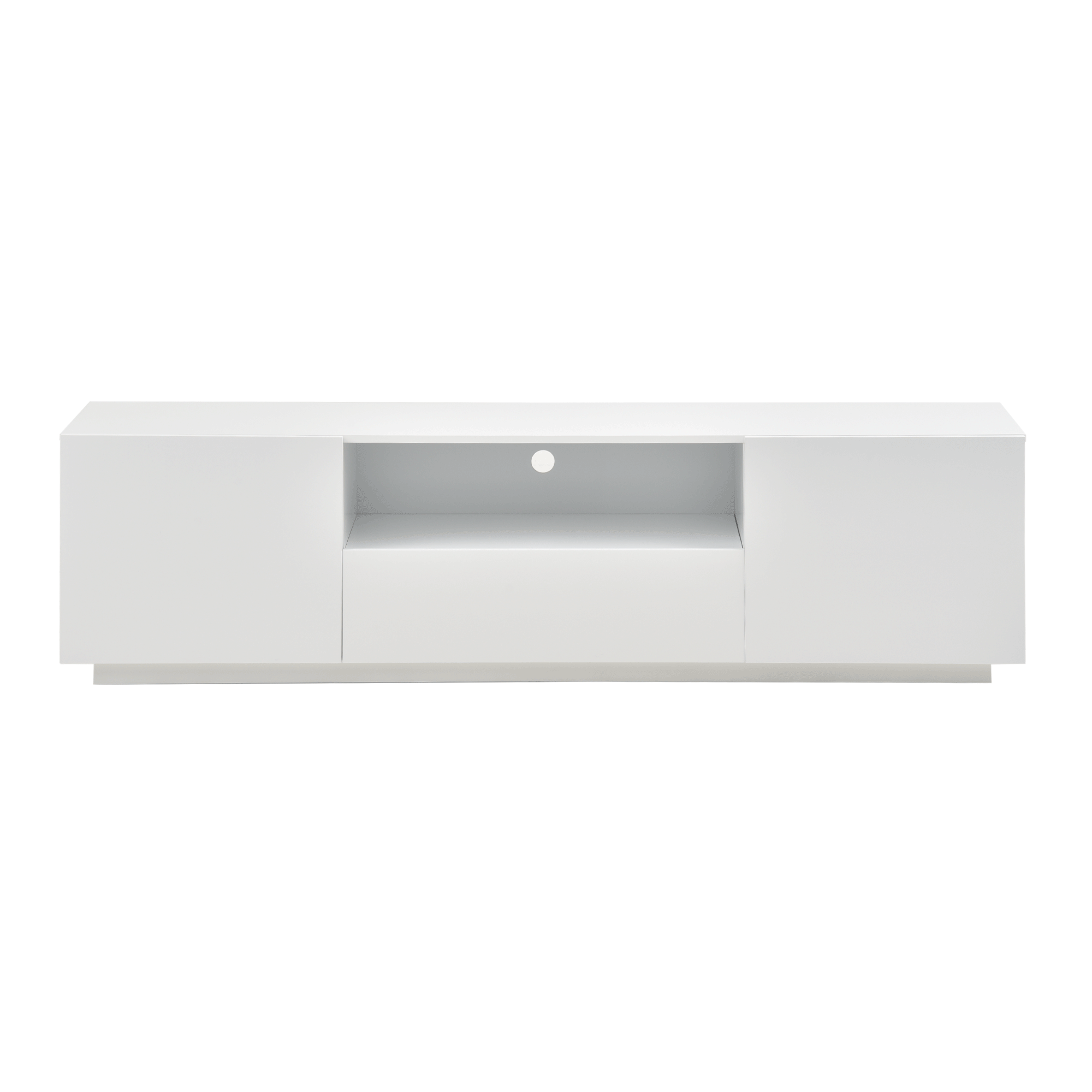 BRANCO - RACK 2 PORTAS/1 GAVETA 1,80 M X 40 CM ROOM