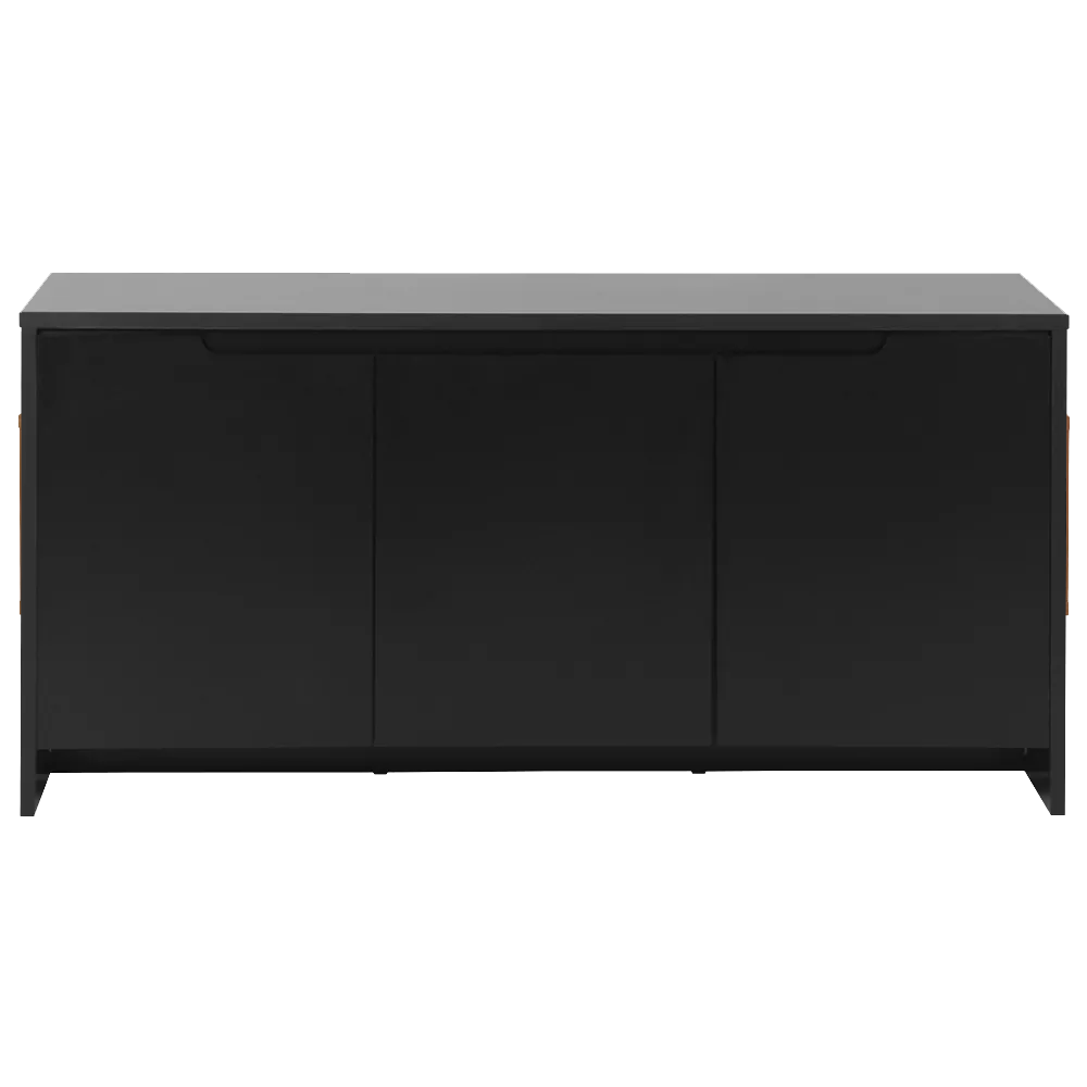 PRETO - BUFFET 3 PORTAS/1 GAVETA 1,60 M X 46 CM INDOOR