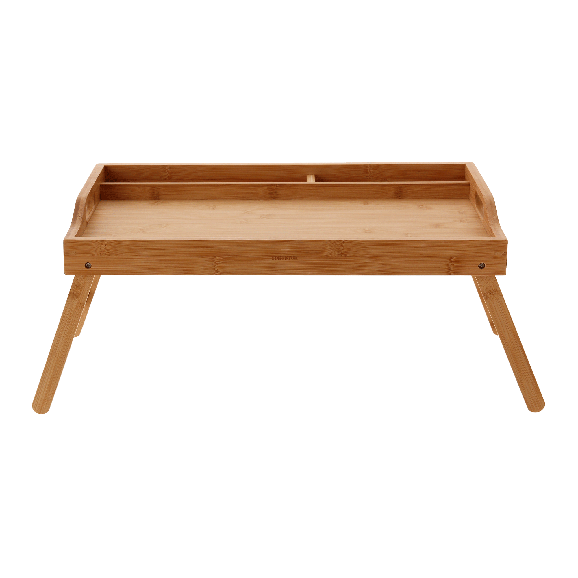 BANDEJA COM PÉ 50 CM X 30 CM BAMBOO