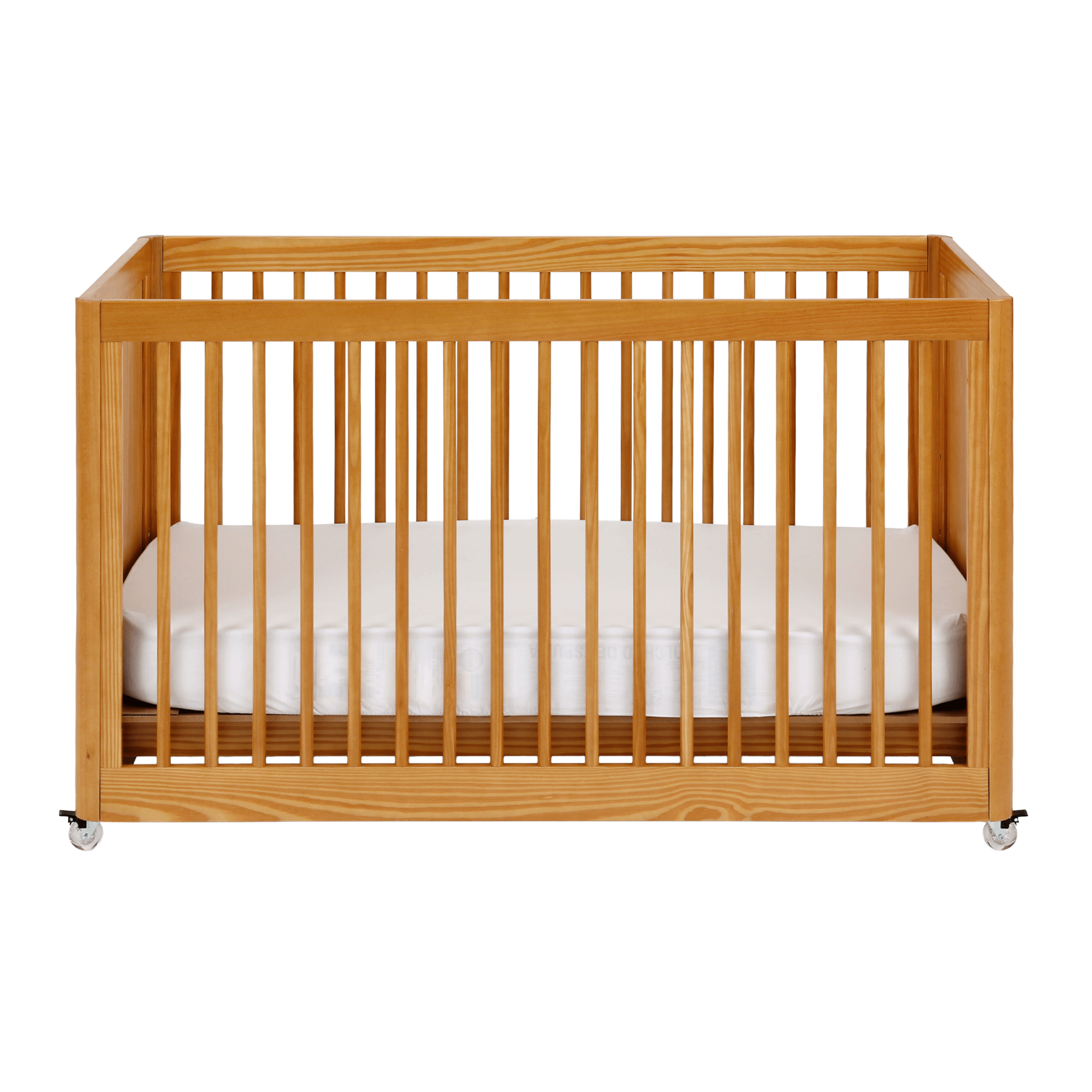BERÇO COM PALHINHA 70 CM 2 EM 1 - BERÇO/MINICAMA PALHANDI