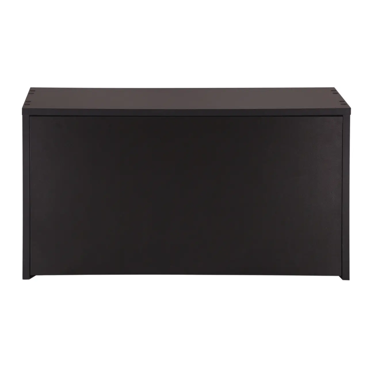 SAPATEIRA EMPILHÁVEL 1 PORTA BASCULANTE BOOZ - PRETO - Foto 1