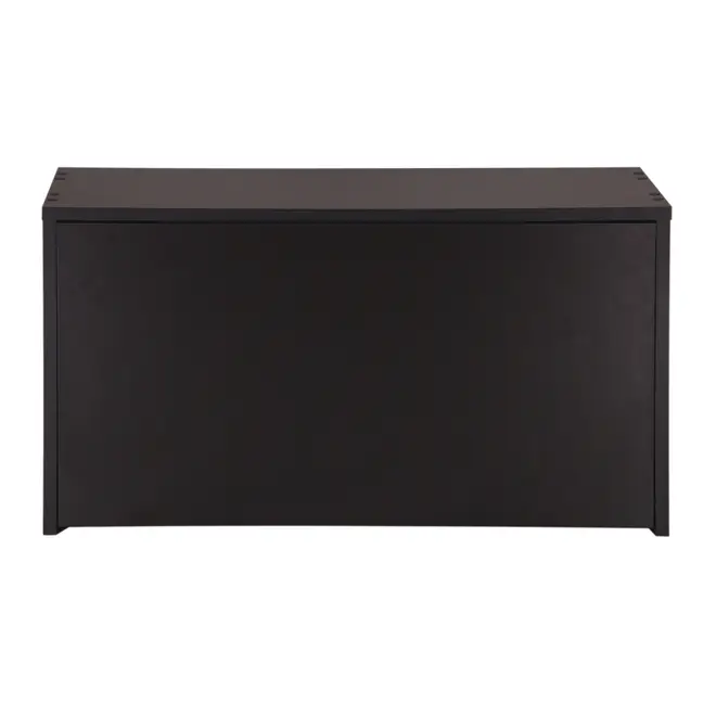 SAPATEIRA EMPILHÁVEL 1 PORTA BASCULANTE BOOZ - PRETO - Foto 1
