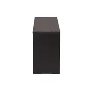 SAPATEIRA EMPILHÁVEL 1 PORTA BASCULANTE BOOZ - PRETO - Foto 2