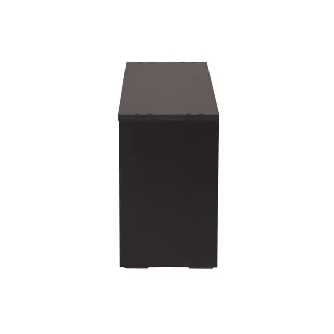SAPATEIRA EMPILHÁVEL 1 PORTA BASCULANTE BOOZ - PRETO - Foto 2