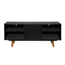 PRETO/NOZES - RACK 1 PORTA BASCULANTE 1,36 M X 39 CM MARTIN