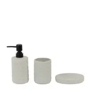KIT BANCADA 3 PEÇAS GEO WAVES - BRANCO/PRETO - Foto 1