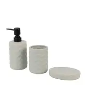KIT BANCADA 3 PEÇAS GEO WAVES - BRANCO/PRETO - Foto 2