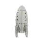 ADORNO MESA LED 19 CM COSMO NAVE - BRANCO/PRATA - Foto 1