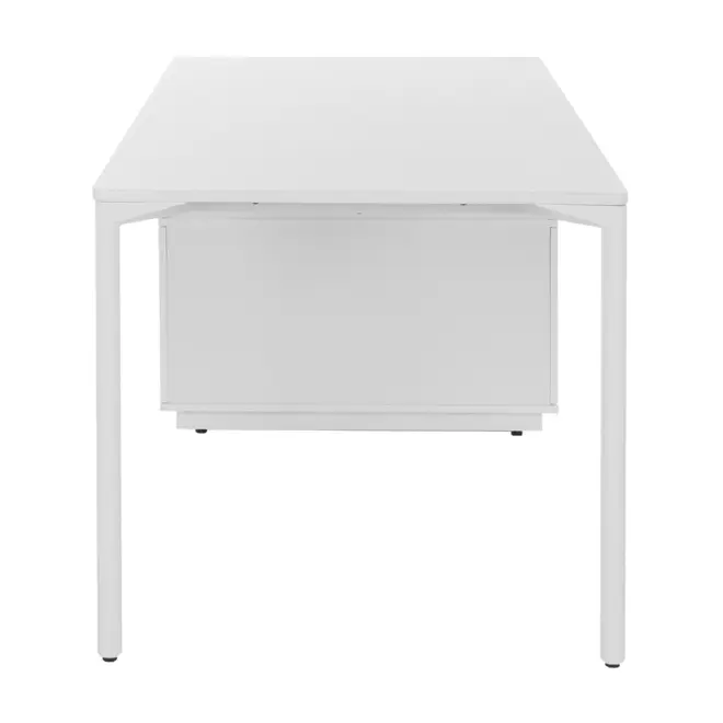 QUADRIA ESTAÇÃO TRABALHO 4 PORTAS 1,60 M X 80 CM - BRANCO/BRANCO - Foto 11