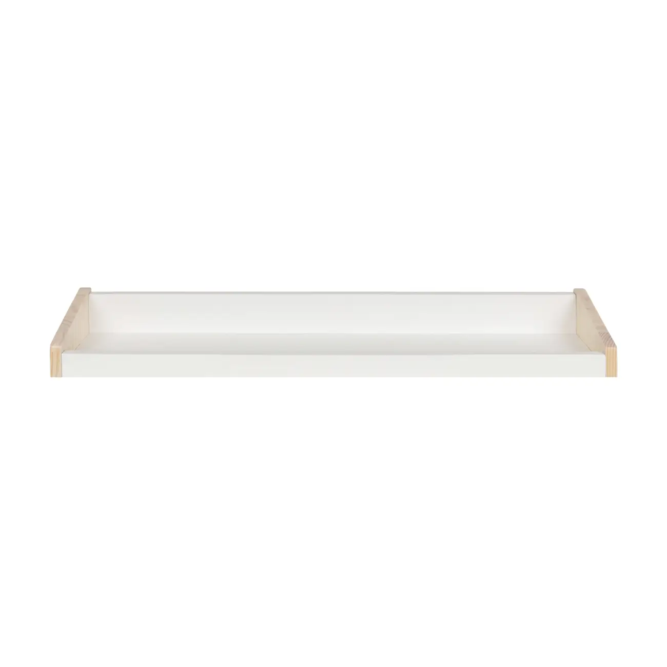 PRATELEIRA 9 CM X 80 CM X 15 CM SNATCH - BRANCO/NATURAL WASHED - Foto 1