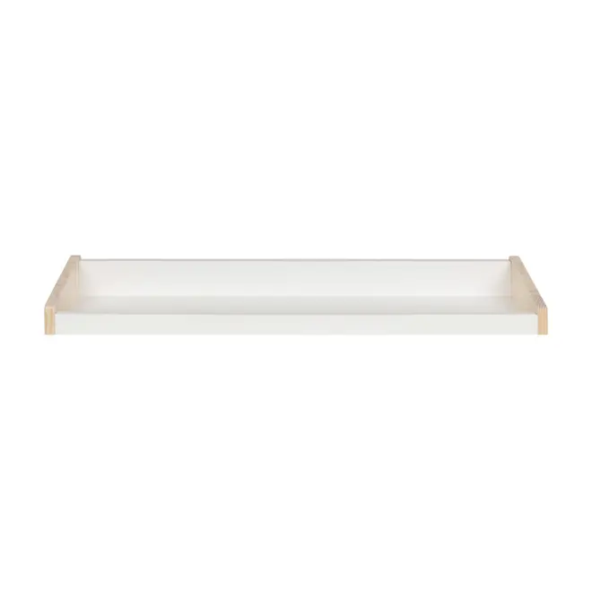 PRATELEIRA 9 CM X 80 CM X 15 CM SNATCH - BRANCO/NATURAL WASHED - Foto 1