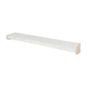 PRATELEIRA 9 CM X 80 CM X 15 CM SNATCH - BRANCO/NATURAL WASHED - Foto 3