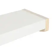PRATELEIRA 9 CM X 80 CM X 15 CM SNATCH - BRANCO/NATURAL WASHED - Foto 7