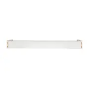 PRATELEIRA 9 CM X 80 CM X 15 CM SNATCH - BRANCO/NATURAL WASHED - Foto 8
