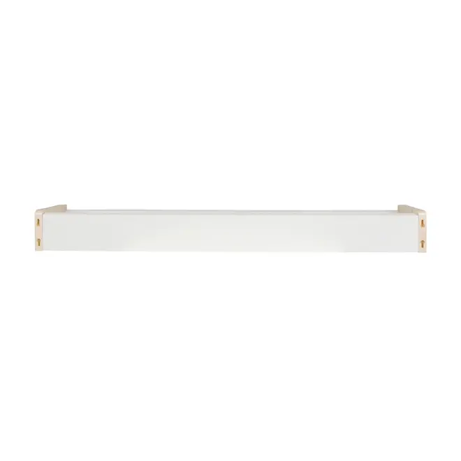 PRATELEIRA 9 CM X 80 CM X 15 CM SNATCH - BRANCO/NATURAL WASHED - Foto 8