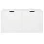 BUFFET 4 PORTAS 1,36 M X 40 CM WINK - BRANCO/BRANCO - Foto 1