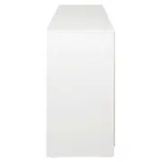BUFFET 4 PORTAS 1,36 M X 40 CM WINK - BRANCO/BRANCO - Foto 4