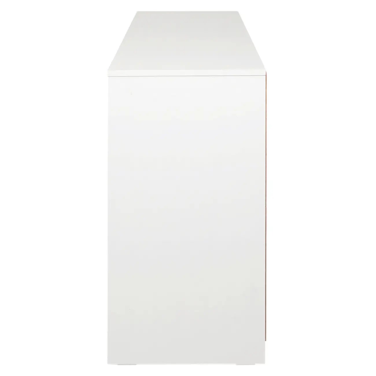 BUFFET 4 PORTAS 1,36 M X 40 CM WINK - BRANCO/BRANCO - Foto 4