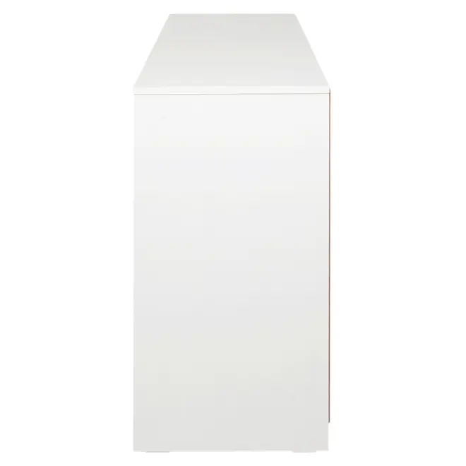BUFFET 4 PORTAS 1,36 M X 40 CM WINK - BRANCO/BRANCO - Foto 4