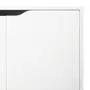 BUFFET 4 PORTAS 1,36 M X 40 CM WINK - BRANCO/BRANCO - Foto 6