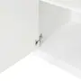 BUFFET 4 PORTAS 1,36 M X 40 CM WINK - BRANCO/BRANCO - Foto 7