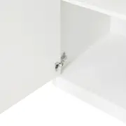 BUFFET 4 PORTAS 1,36 M X 40 CM WINK - BRANCO/BRANCO - Foto 7