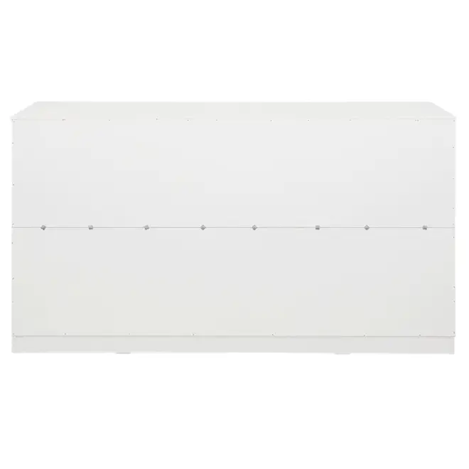 BUFFET 4 PORTAS 1,36 M X 40 CM WINK - BRANCO/BRANCO - Foto 9
