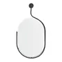 ESPELHO 37 CM X 69 CM HOOK - PRETO - Foto 1