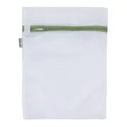 SACO PROTETOR PARA LAVAR ROUPA 33 CM X 26 CM SAFE - BRANCO/SÁLVIA - Foto 2